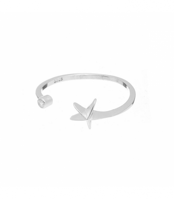 Bague Étoile et Zirconium