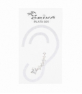 Pendiente Plata Trepador 6 Circonitas Precio Par