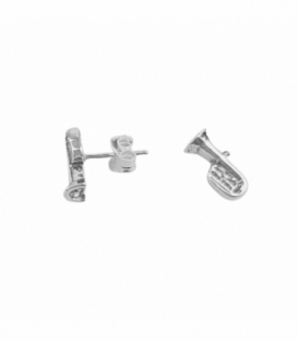 Boucle d'oreille Argent Tuba Prix Paire