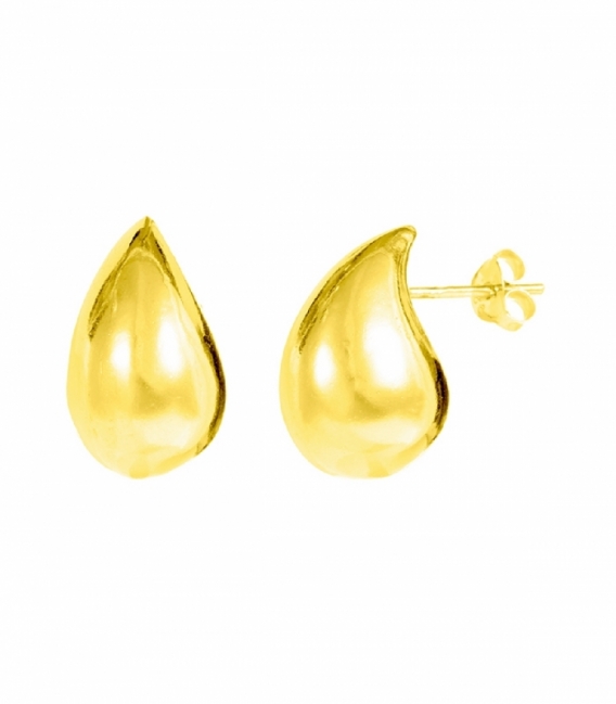 Boucle d'oreille Argent Goutte d'eau Recoubert Prix Paire