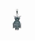 Colgante Plata Buho 20mm