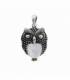 Pendentif Argent Hibou Nacré 21mm