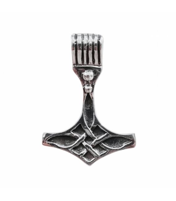 Pendentif Argent Marteau de Thor 27mm