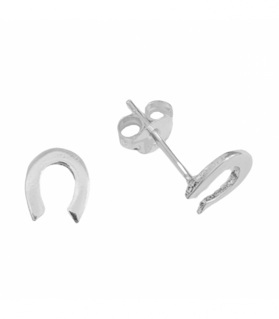 Pendiente Plata Herradura 271