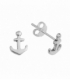 Boucles d’oreilles Argent Ancre. Prix Paire