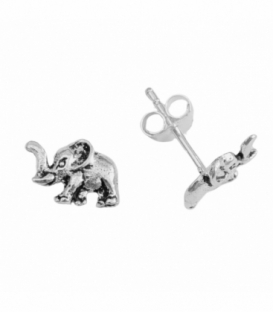 Pendiente Plata Elefante. Precio Par