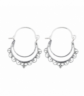 Pendiente Plata Filigranas. Precio Par