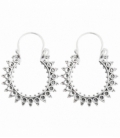 Pendiente Plata Filigrana 26mm. Precio Par