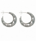 Pendiente Plata Vieja 2,60cm Precio Par