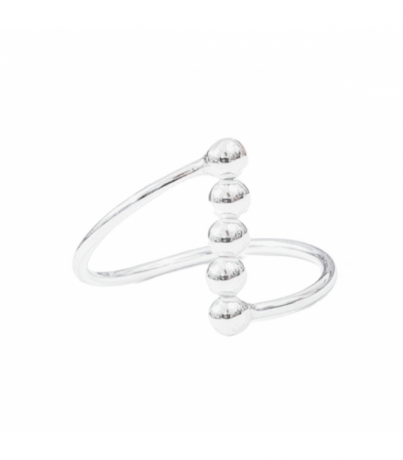 Bague Argent Cinq Boules