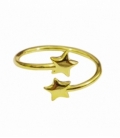Bague Deux Étoiles 539 Recouvertées