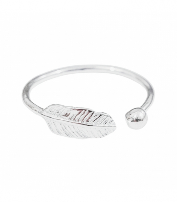 Anillo Plata Pluma 572
