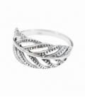Anillo Plata Pluma