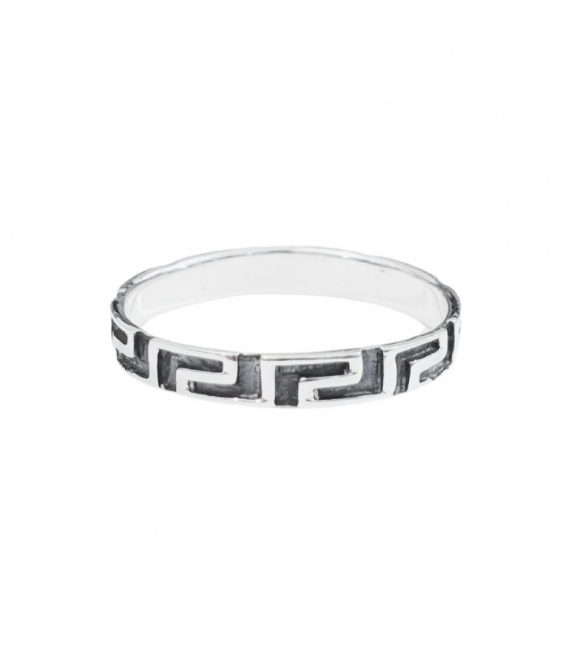 Anillo Plata Greca