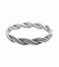 Anillo Plata Trenzado 306