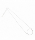 Tobillera Plata Circulo 22+2,5cm