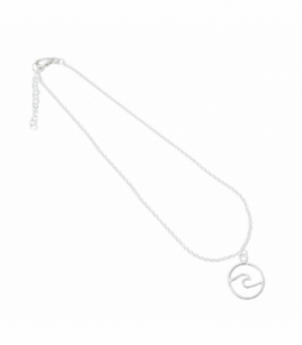 Tobillera Plata Ola 22,50+3cm