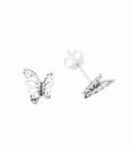 Pendiente Plata Mariposa Precio Par