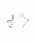 Pendiente Plata Serpiente Precio Par
