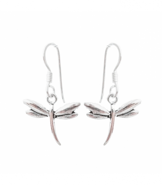 Boucles d’oreilles Argent Libellule. Prix Paire