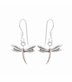 Pendiente Plata Libelula. Precio Par