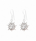 Pendiente Plata Sol. Precio Par