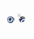 Boucles d'oreilles Argent Mauvais Oeil 10mm Prix Paire