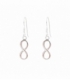 Boucles d’oreilles Argent Infini. Prix Paire
