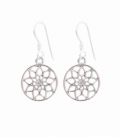 Pendiente Plata Mandala Ø13mm Precio Par