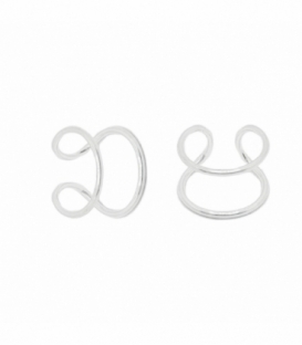 Cartilage Argent Deux Lignes Prix Paire
