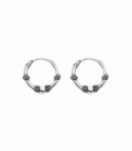 Créoles Argent Bali 12 X 1.2mm Prix Paire