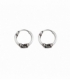 Créoles Argent Bali 10 X 1.2mm Prix Paire
