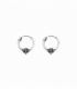 Créoles Argent Bali 10 X 1.2mm Prix Paire