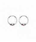 Créoles Argent Bali 12 X 1.2mm Prix Paire