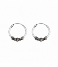 Aro Bali Plata 14 X 1.2mm Precio Par