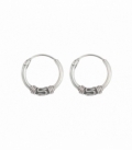 Aro Bali Plata 12 X 1.5mm Precio Par