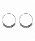 Aro Bali Plata 18 X 1.5mm Precio Par