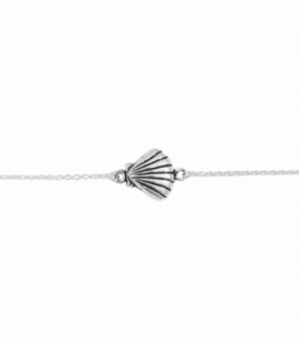 Pulsera Plata Concha 16+3cm