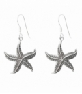 Pendiente Plata Estrella de Mar 22mm Precio Par
