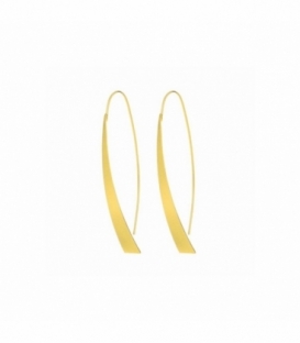 Boucles d'oreilles Argent Créateurs 40mm Recouverte Prix Paire