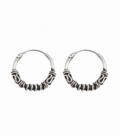 Créoles Argent Bali 12 X 1.2mm Prix Paire