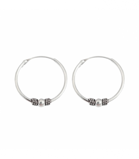 Aro Plata Labrado 18 X 1.2mm Precio Par