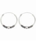 Aro Bali Plata 22 X 1.5mm Precio Par