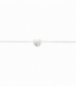 Pulsera Plata Corazon 15+3cm
