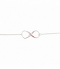 Pulsera Plata Infinito 16+2cm