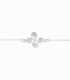 Pulsera Plata Lauburu 17+3cm