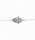 Bracelet Argent Main de Fatma 16+3cm