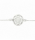 Pulsera Plata Mandala 16+3cm