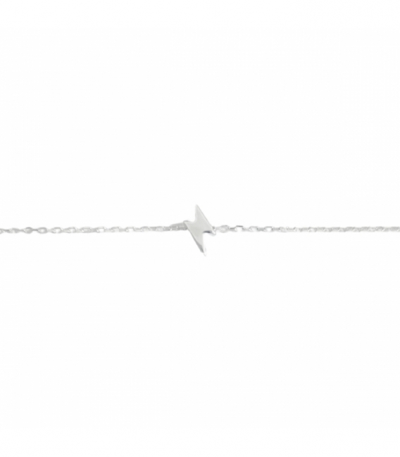 Pulsera Plata Rayo 16+2,5cm