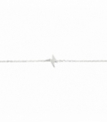 Pulsera Plata Rayo 16+2,5cm